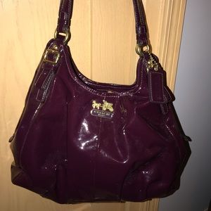 Authentic Coach Patent Leather Handbag